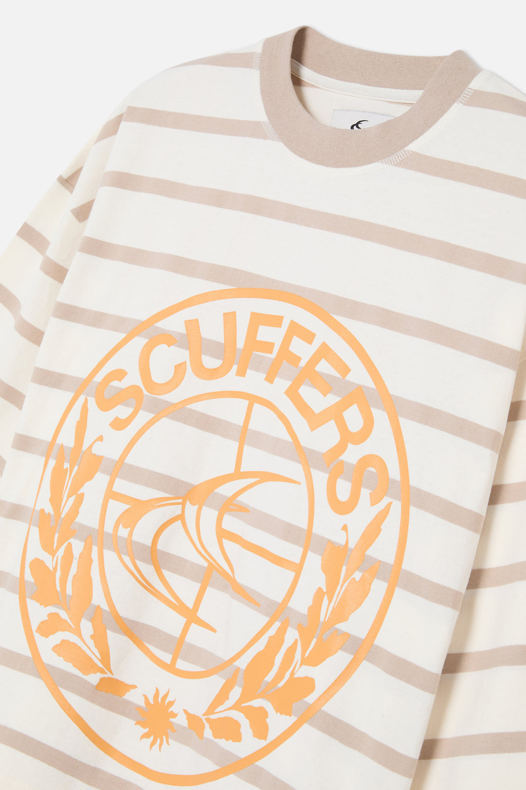 Longsleeve Scuffers Shield Striped Longsleeve Marrom | 06412AQEC