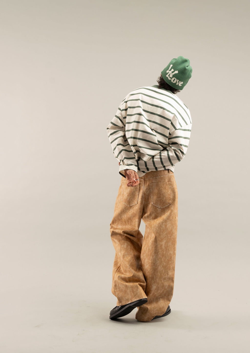 Longsleeve Scuffers Shield Striped Longsleeve Verdes | 62478QNFZ