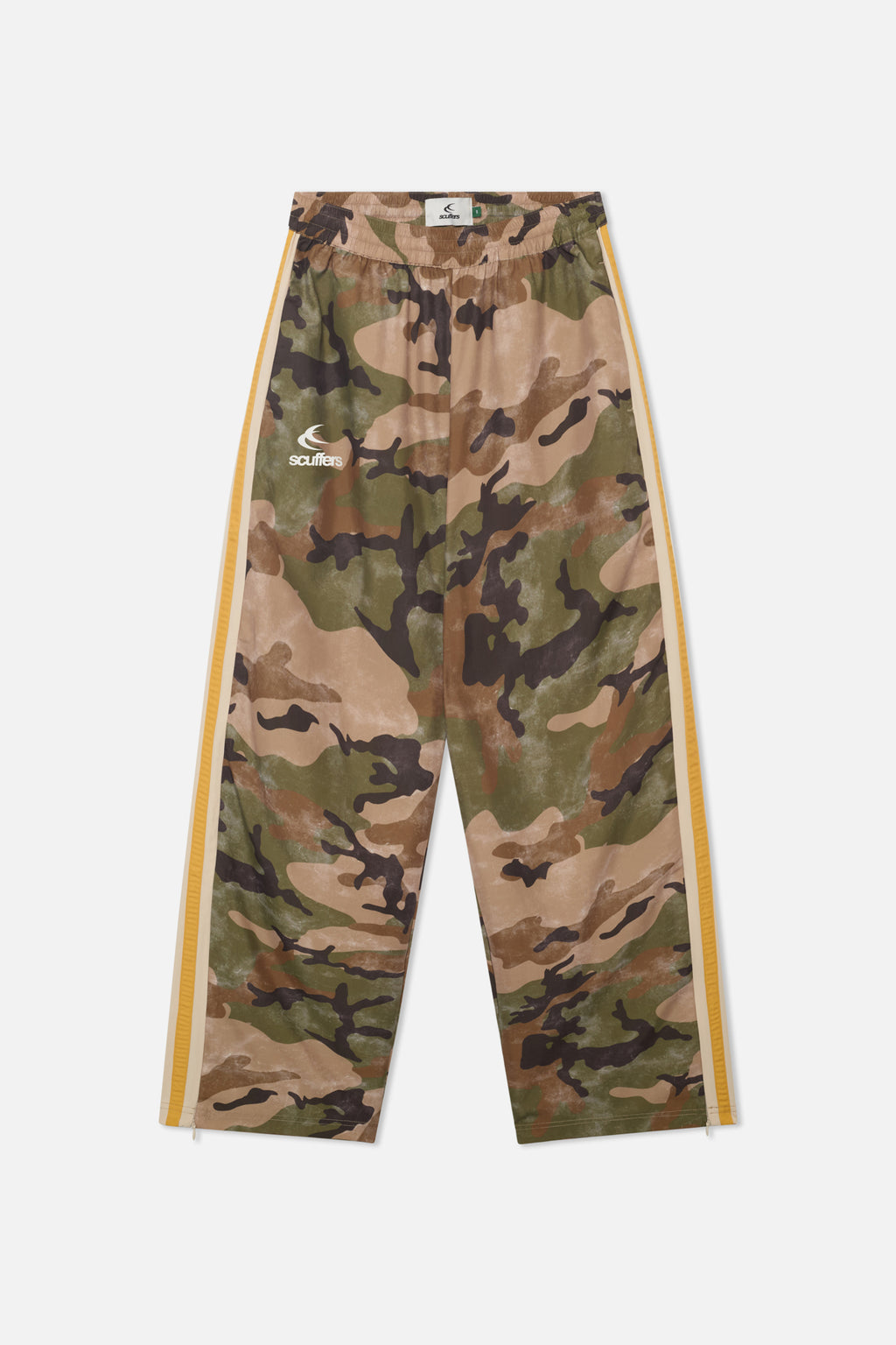 Pantalon Deportivo Scuffers Camo Tech Pants Verdes | 97125OQNH