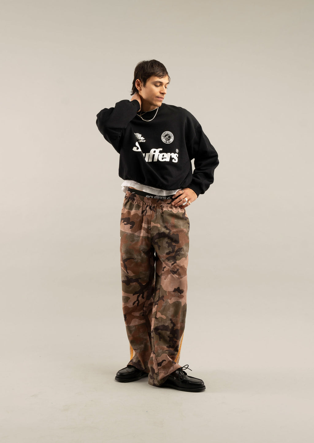 Pantalon Deportivo Scuffers Camo Tech Pants Verdes | 97125OQNH