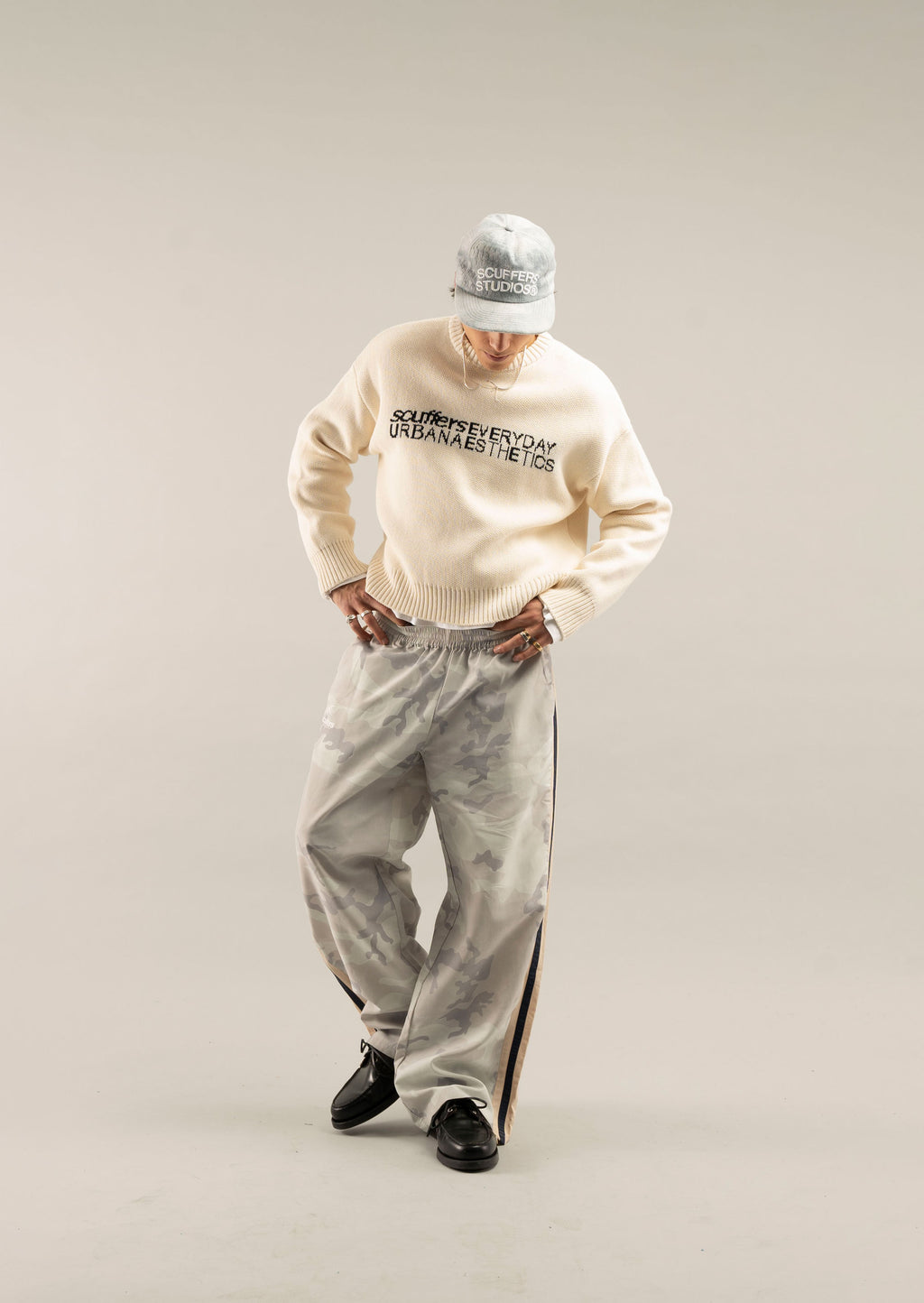 Pantalon Deportivo Scuffers Camo Tech Pants Azules | 98403ZFCO