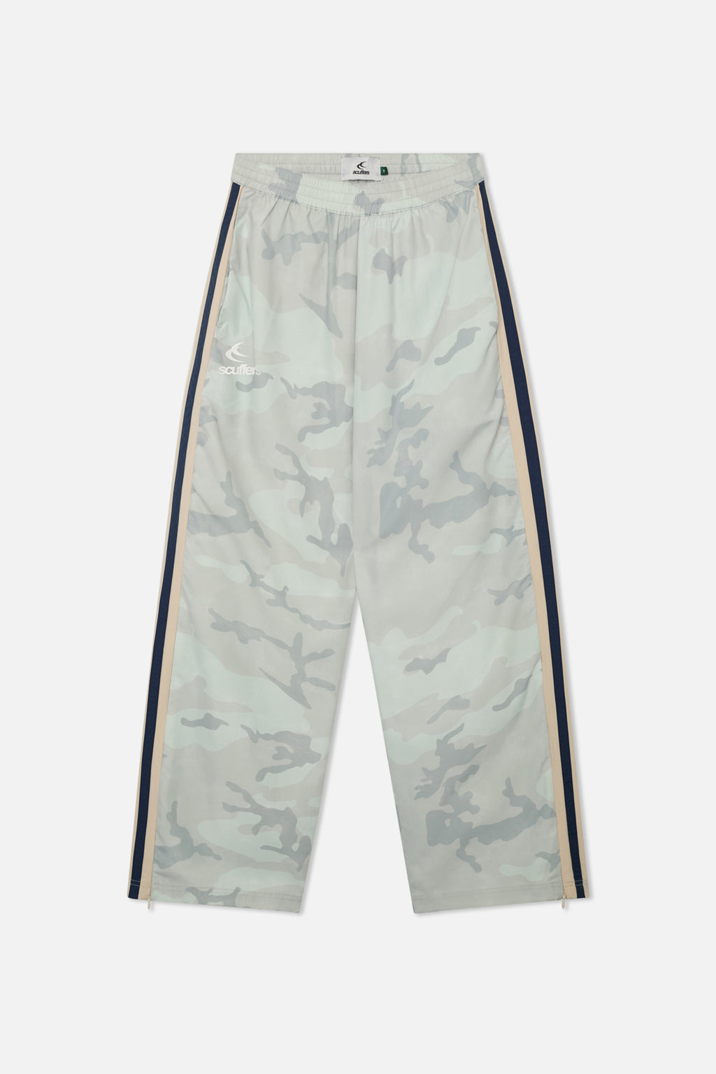 Pantalon Deportivo Scuffers Camo Tech Pants Azules | 98403ZFCO