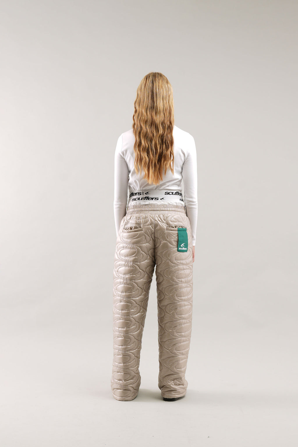 Pantalon Deportivo Scuffers Champagne Quilted Pants Grises | 15902MPGH