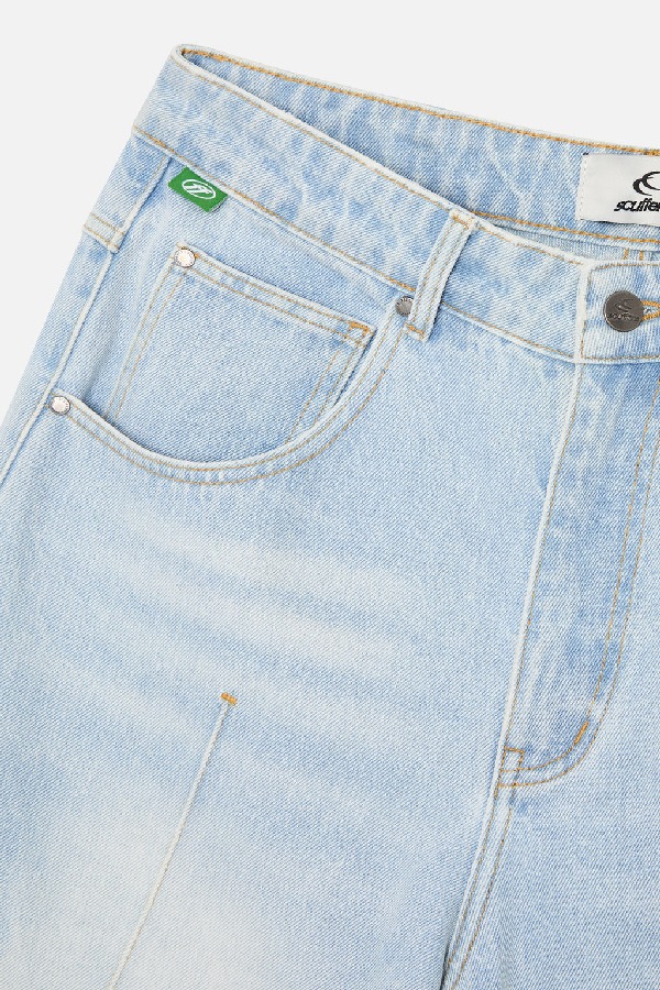 Pantalon Scuffers Hollywood Azules Claro | 95382PGFD