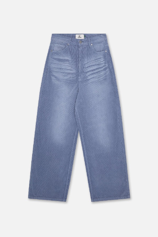 Pantalon Scuffers Jumbo Corduroy Azules | 41375IHLZ