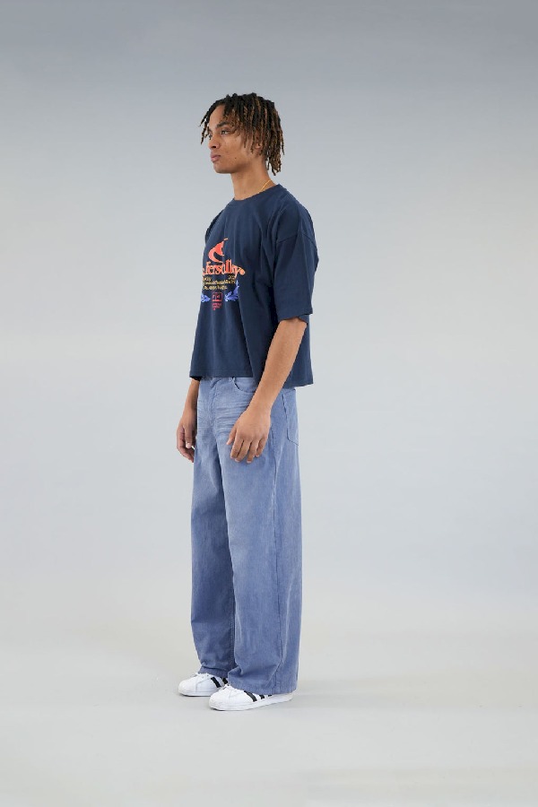 Pantalon Scuffers Jumbo Corduroy Azules | 41375IHLZ