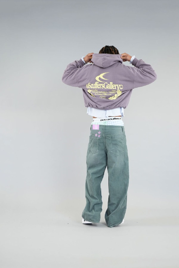 Pantalon Scuffers Jumbo Corduroy Grises | 63052QVLT