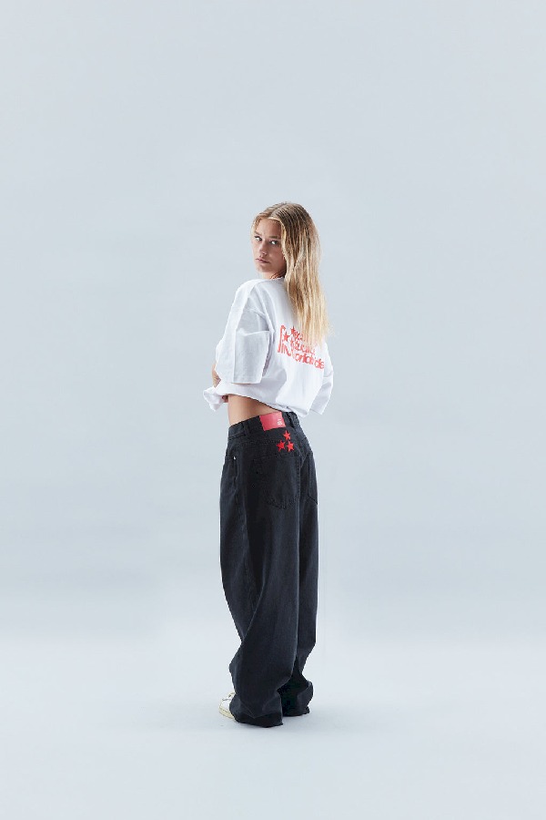 Pantalon Scuffers Jumbo Pants Negros | 93674LACK