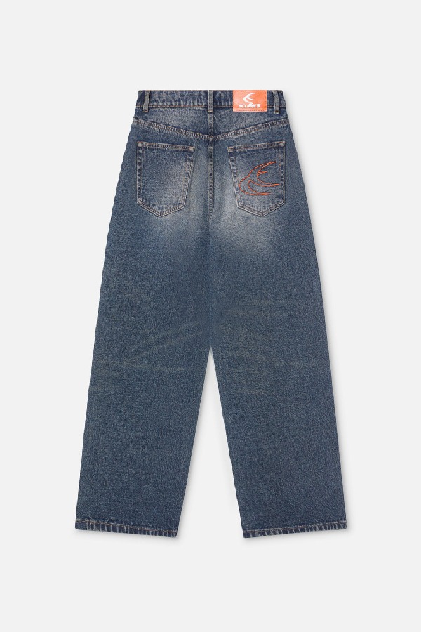 Pantalon Scuffers Jumbo Ripped Pants Azules | 28693THKN