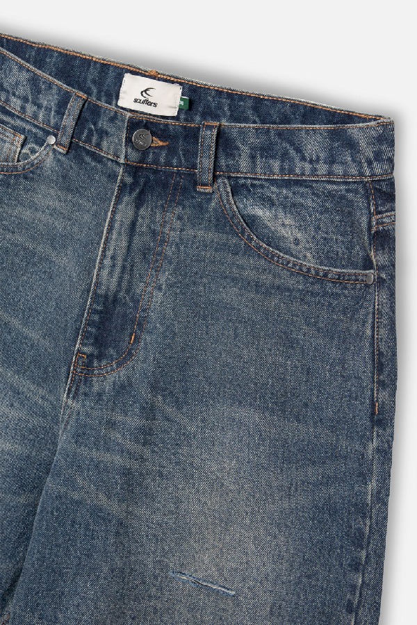 Pantalon Scuffers Jumbo Ripped Pants Azules | 28693THKN