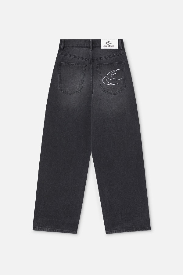 Pantalon Scuffers Jumbo Ripped Pants Negros | 63279GYTR
