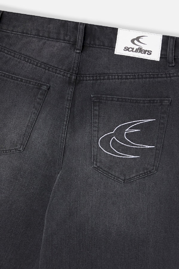 Pantalon Scuffers Jumbo Ripped Pants Negros | 63279GYTR