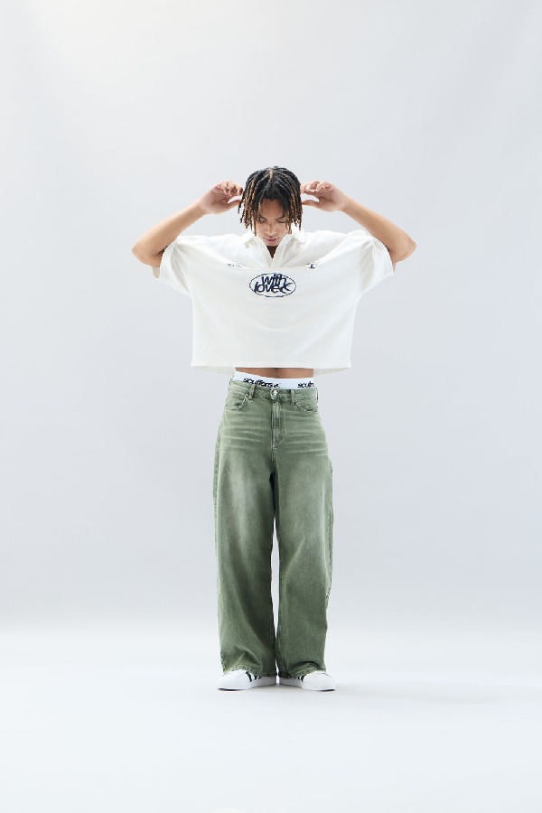 Pantalon Scuffers Jumbo Verdes | 87092HXFR