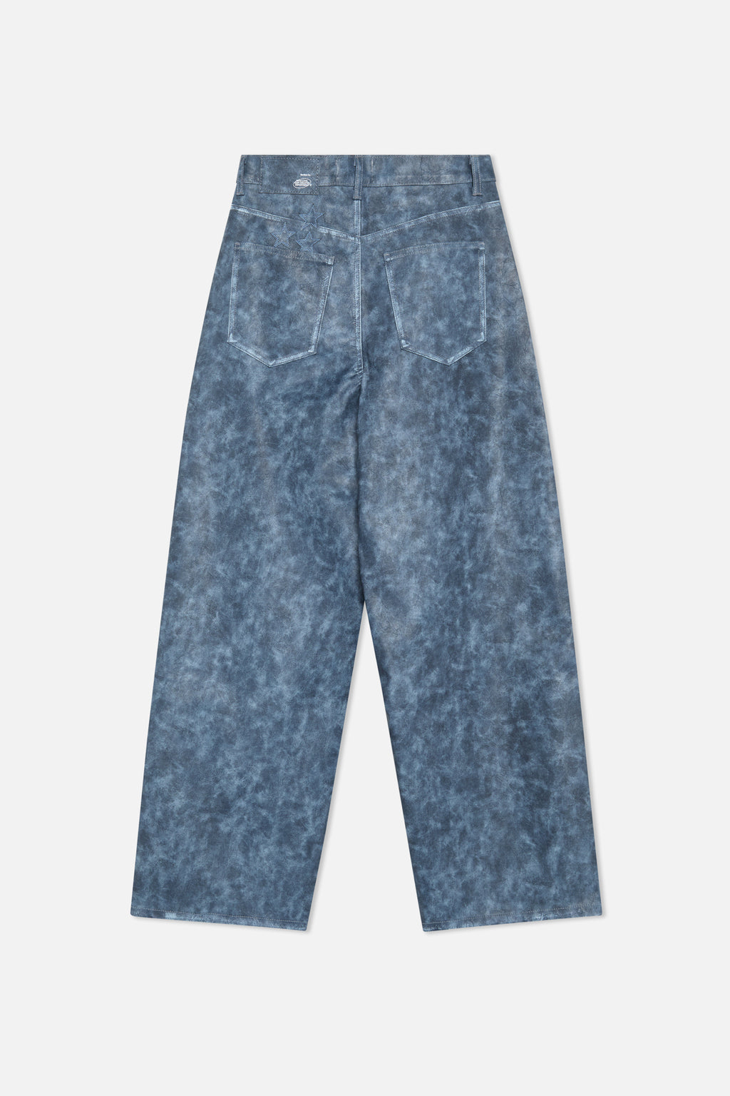 Pantalon Scuffers Leather Jumbo Pants Azules | 20691UDOK