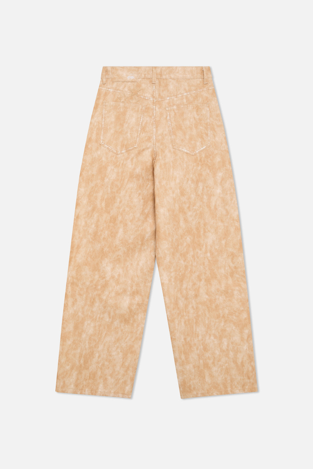 Pantalon Scuffers Leather Jumbo Pants Canela | 92068OUES