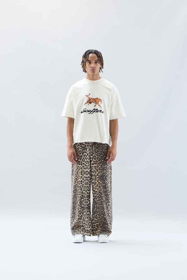 Pantalon Scuffers Leopard Jumbo Pants | 70128GVSP