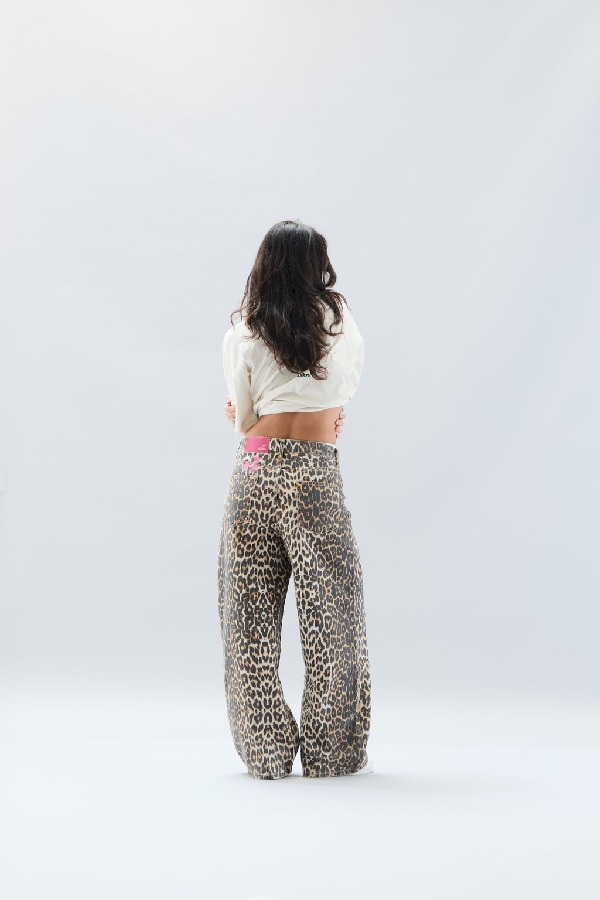 Pantalon Scuffers Leopard Jumbo Pants | 70128GVSP