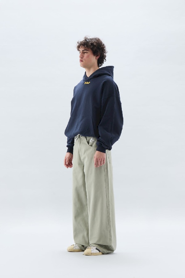 Pantalon Scuffers Oversized Green Jeans | 56879HNUJ