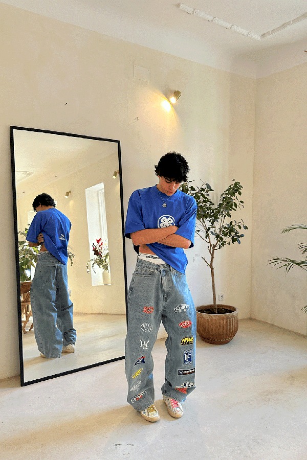 Pantalon Scuffers Sample Jeans Azules | 23487XUKF