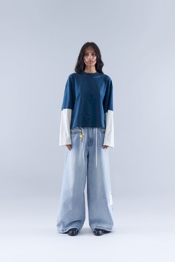 Pantalon Scuffers Tech Denim Azules | 53709SGUN