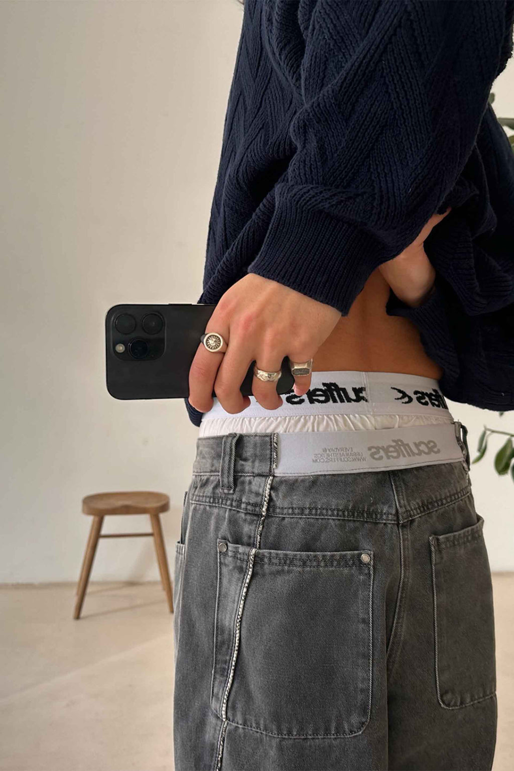 Pants and Sweatpants Scuffers Mowa Pants Grises | 84521ZCTK