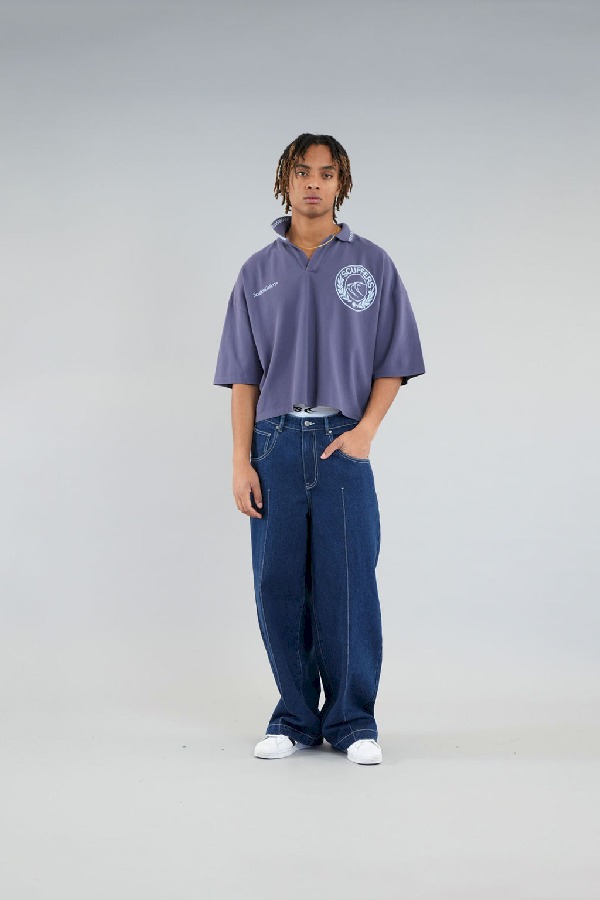Polo Scuffers CLG Polo Shirt Azules | 80594YKOD