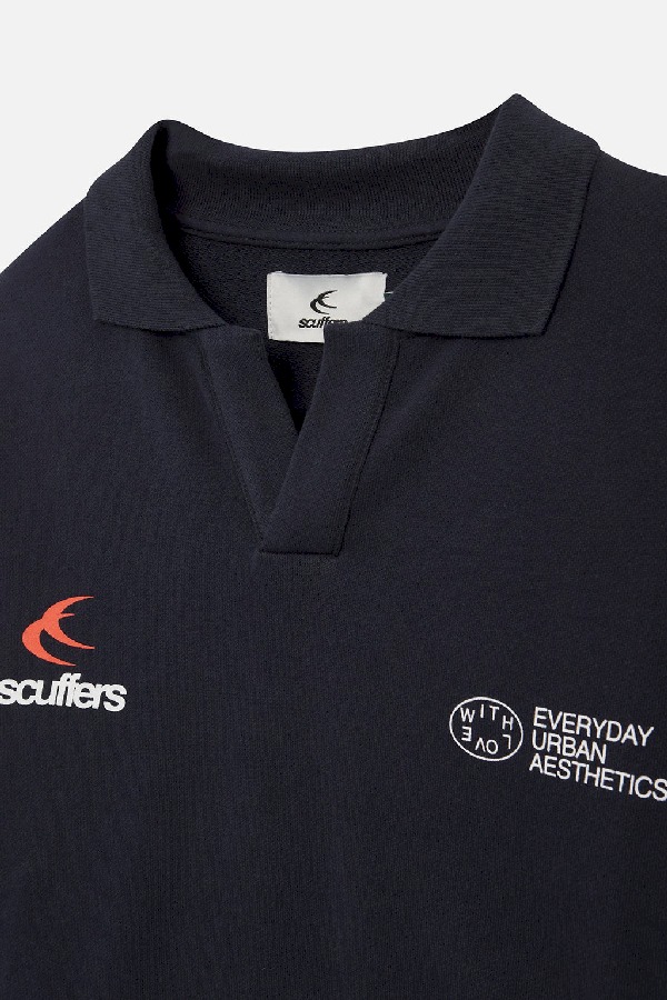 Polo Scuffers Double Polo Azul Marino | 02743YHNC