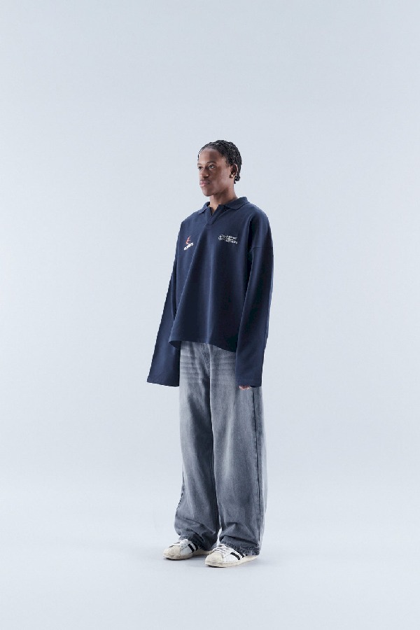Polo Scuffers Double Polo Azul Marino | 02743YHNC