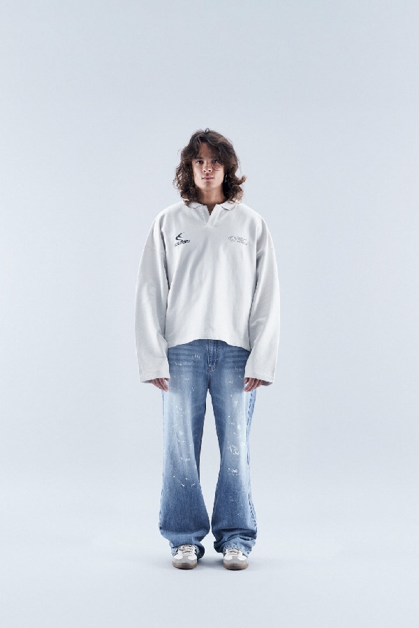 Polo Scuffers Double Polo Grises | 90872DCGQ