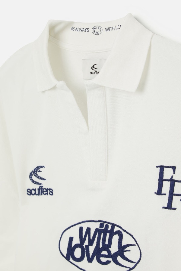 Polo Scuffers Paris Blancos | 89056TLWE
