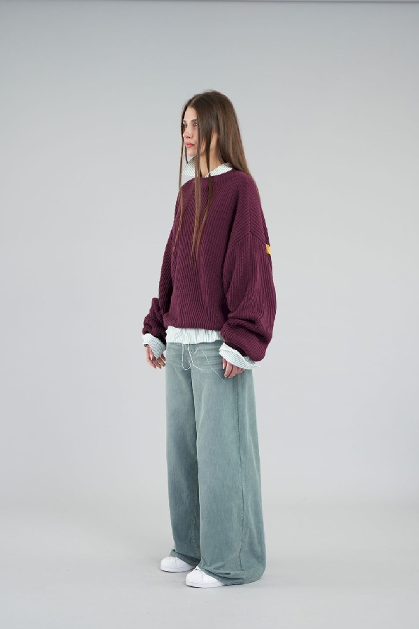 Prendas De Punto Scuffers Amore Knit Vino | 73891DAIT