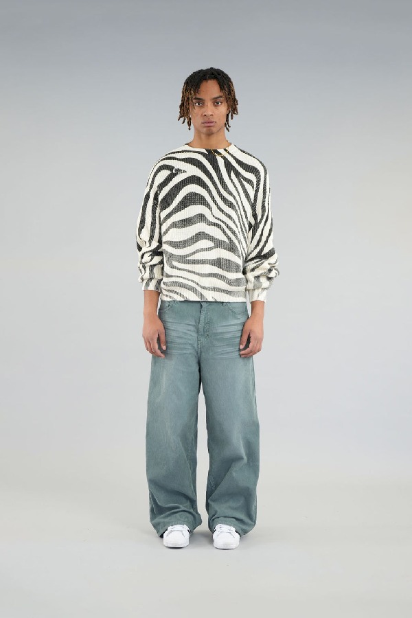 Prendas De Punto Scuffers Amore Knit Zebra | 02741RHNQ
