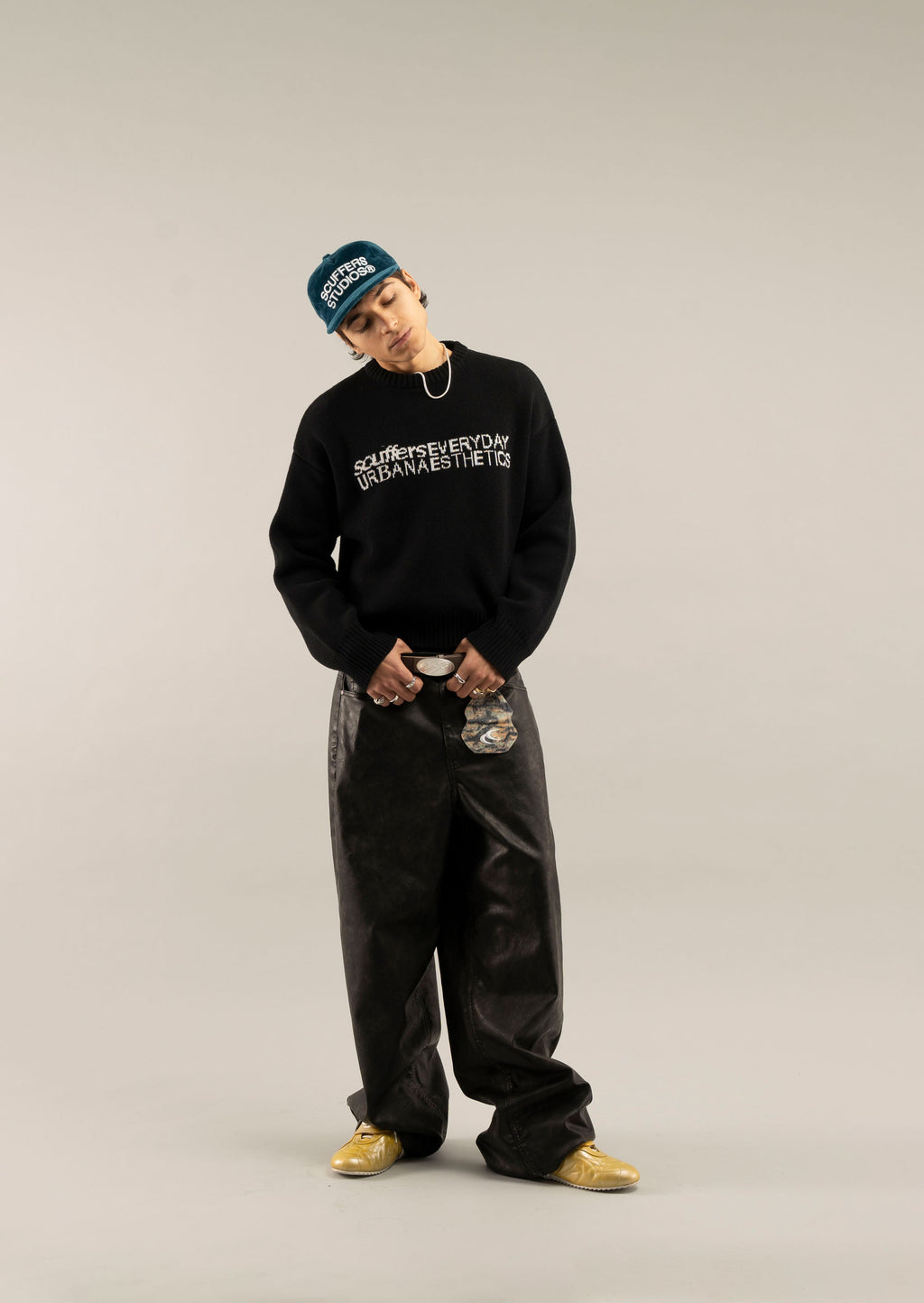 Prendas De Punto Scuffers Essential Knit Negros | 53904FHJS