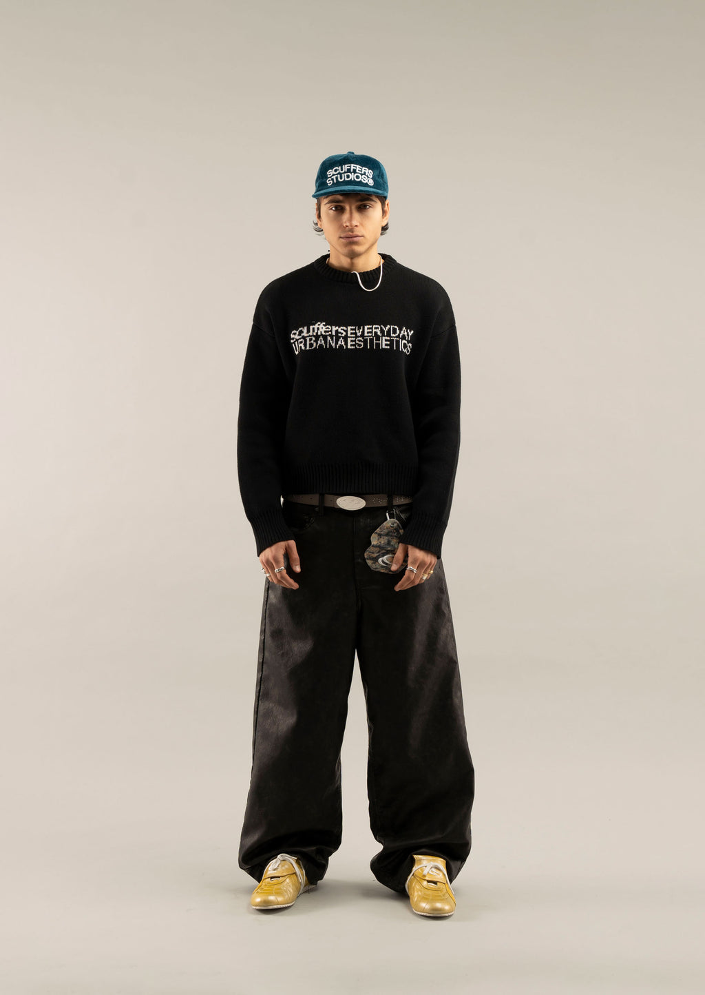Prendas De Punto Scuffers Essential Knit Negros | 53904FHJS