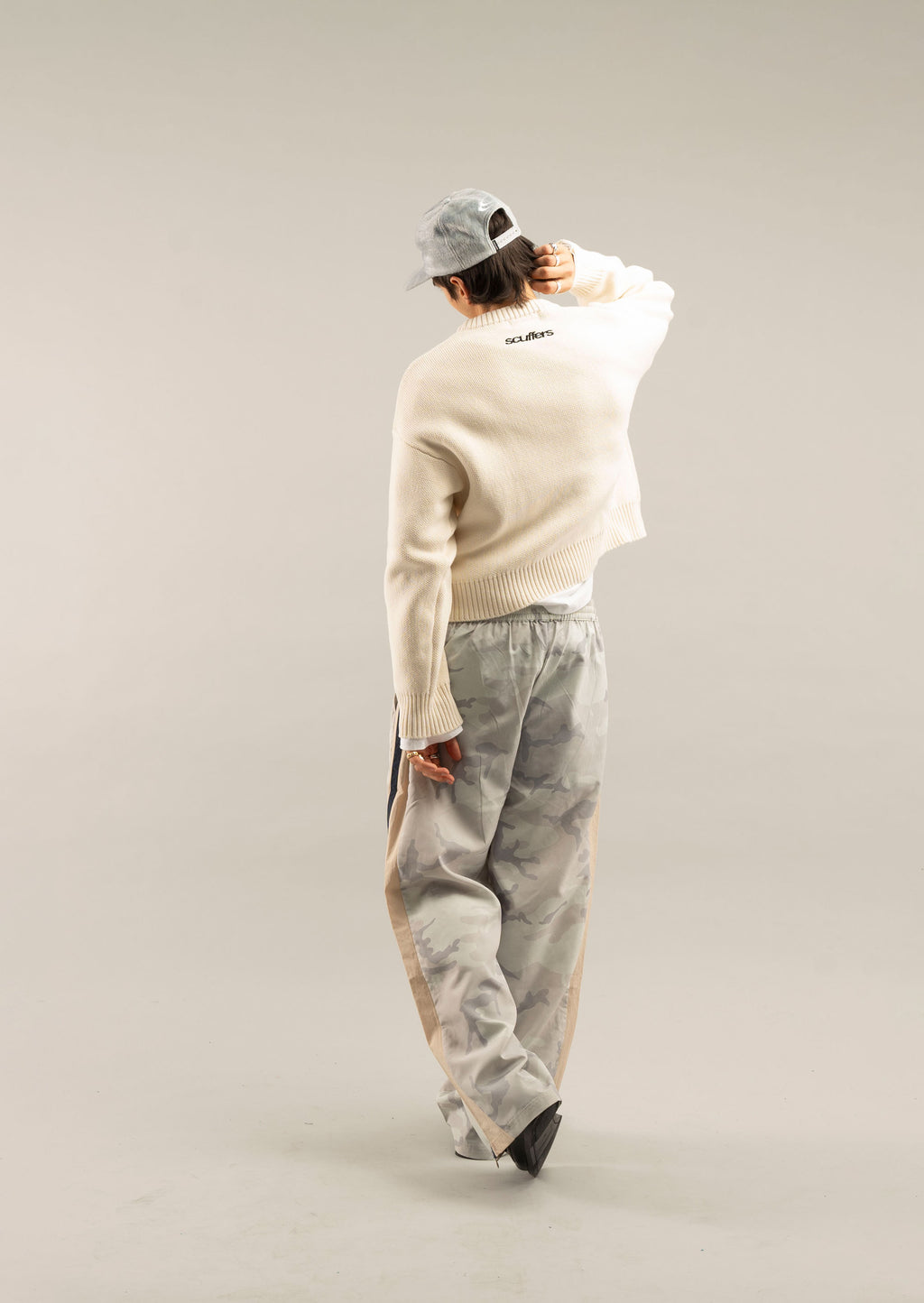 Prendas De Punto Scuffers Essential Knit Ecru | 48901GZEU