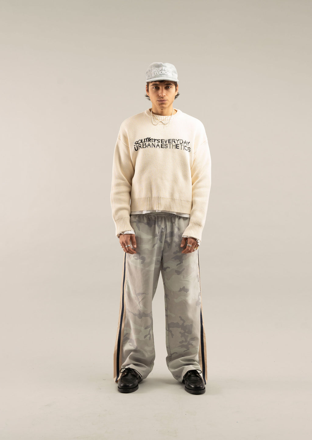 Prendas De Punto Scuffers Essential Knit Ecru | 48901GZEU