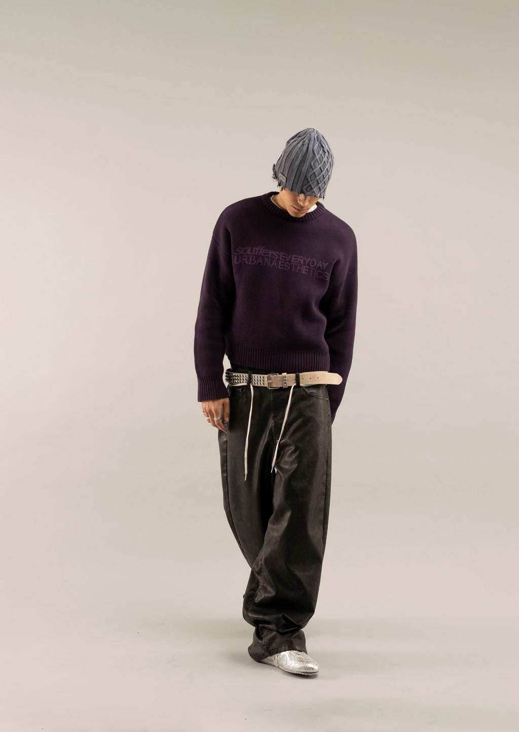 Prendas De Punto Scuffers Essential Knit Morados | 65734VCDL