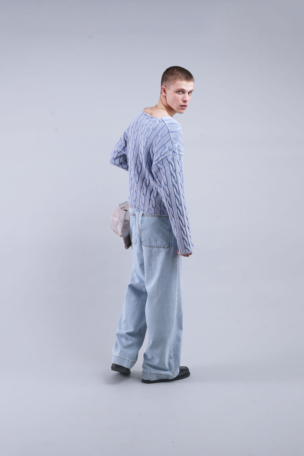 Prendas De Punto Scuffers New Trench Knit Azules | 21936FKOJ