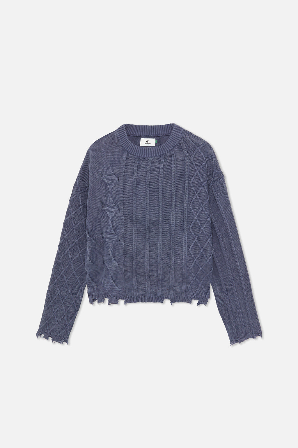 Prendas De Punto Scuffers Oversized Jersey Azul Marino | 69014EKFU