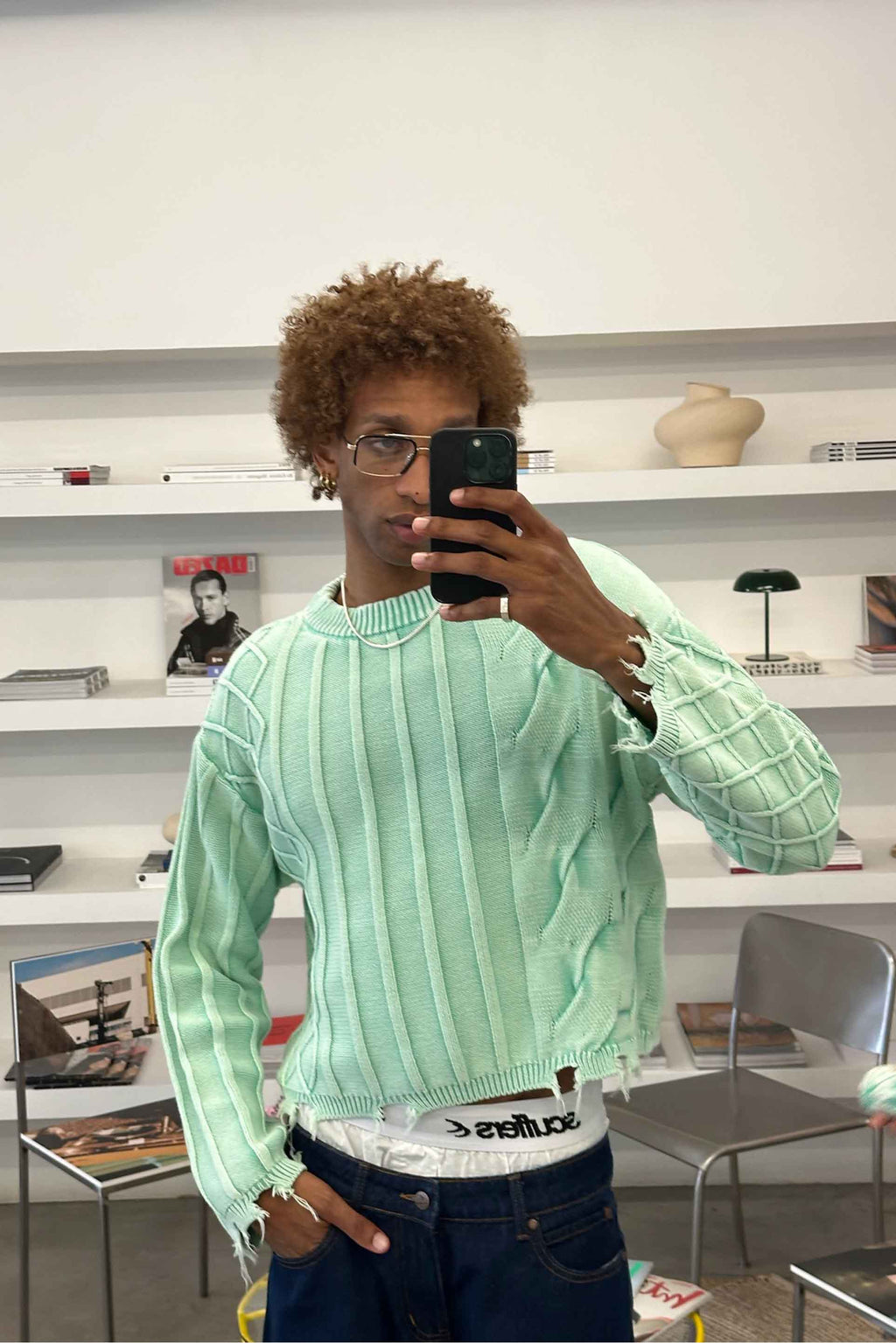 Prendas De Punto Scuffers Oversized Jersey Verdes | 14589DPEZ