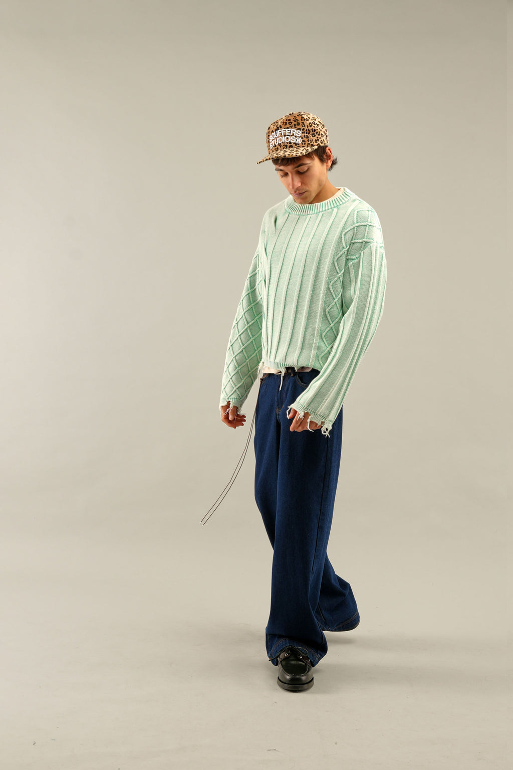 Prendas De Punto Scuffers Oversized Jersey Verdes | 14589DPEZ
