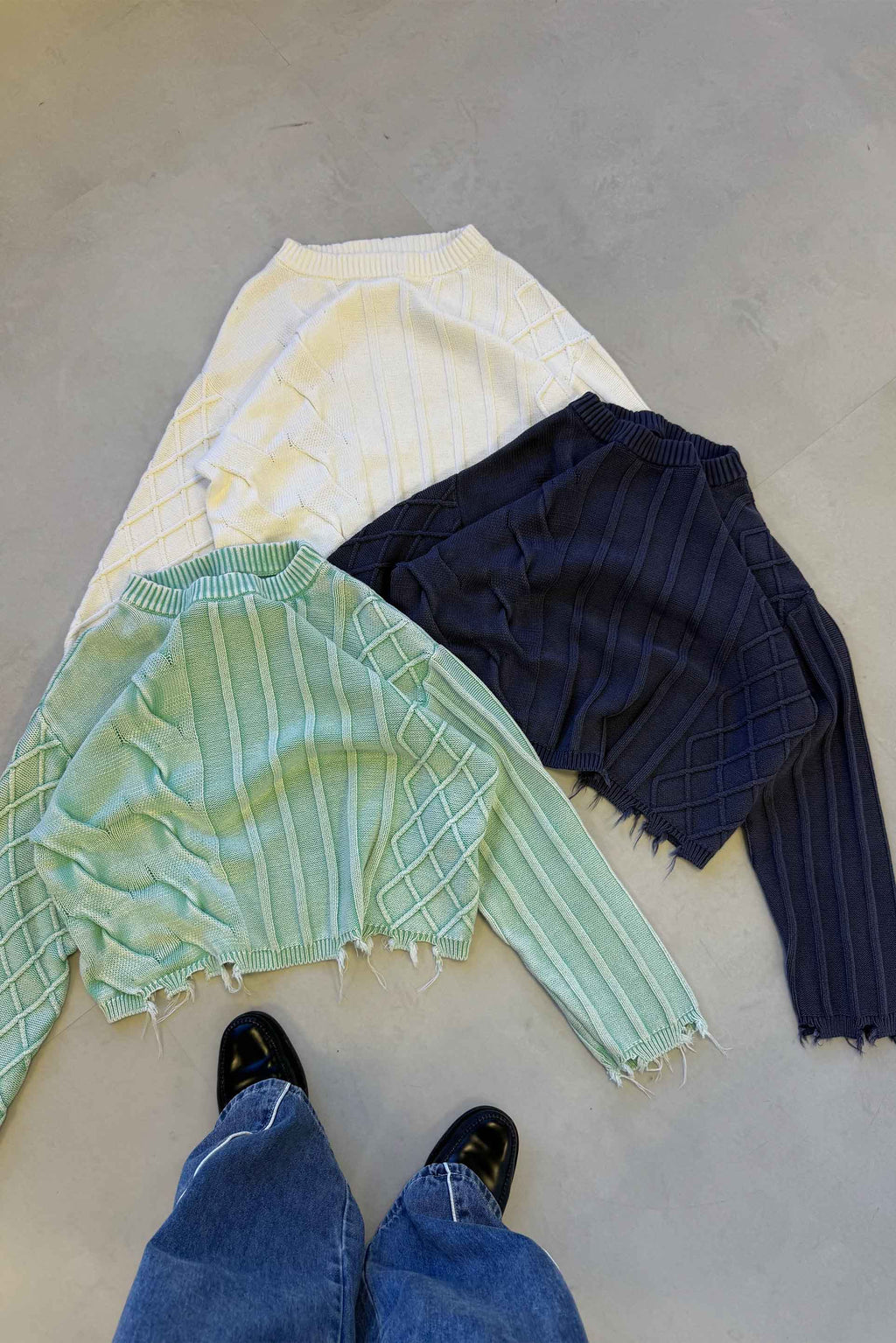 Prendas De Punto Scuffers Oversized Jersey Verdes | 14589DPEZ