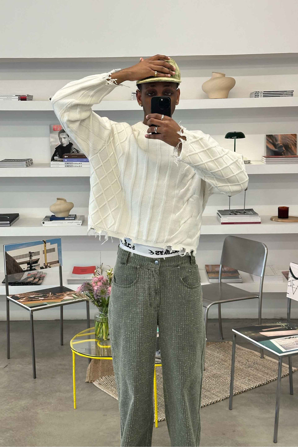 Prendas De Punto Scuffers Oversized Jersey Blancos | 24586YHEM