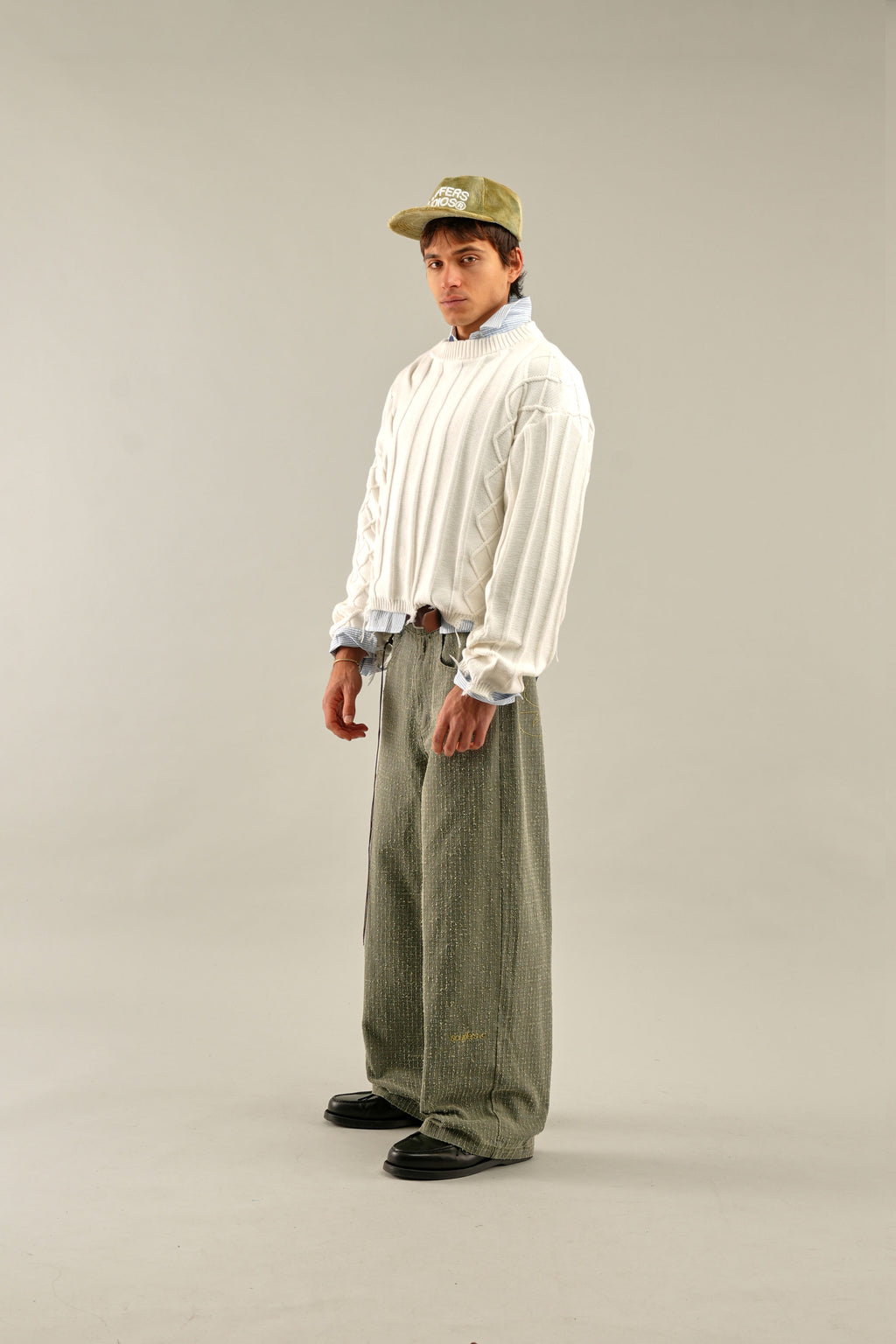 Prendas De Punto Scuffers Oversized Jersey Blancos | 24586YHEM