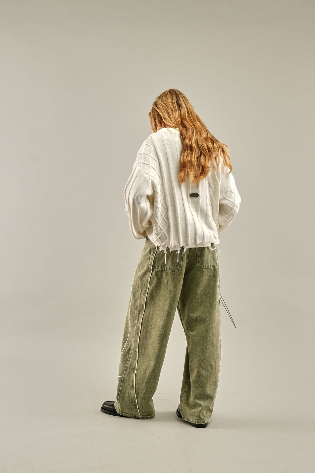 Prendas De Punto Scuffers Oversized Jersey Blancos | 24586YHEM