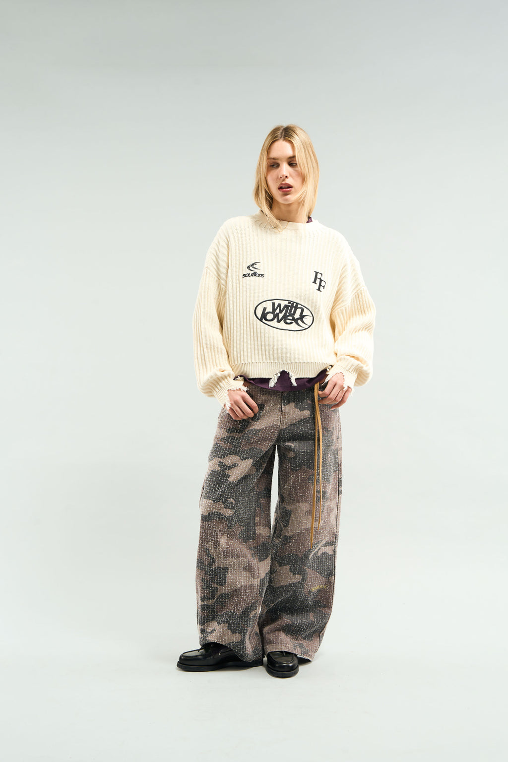 Prendas De Punto Scuffers Paris Jersey Ecru | 05624BKVI