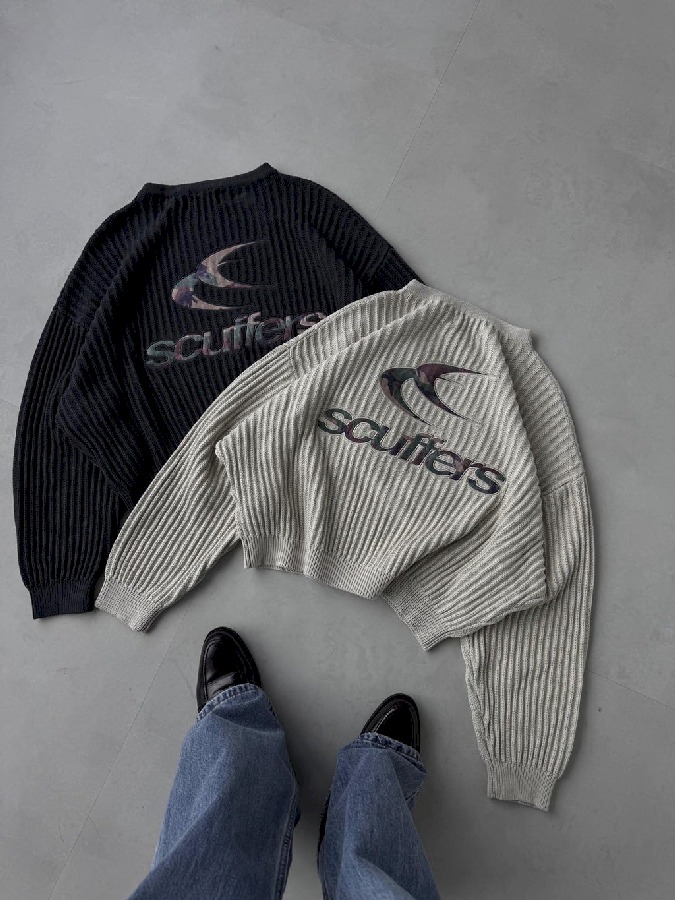 Prendas De Punto Scuffers Rookie Knit Grises | 76312JYRL