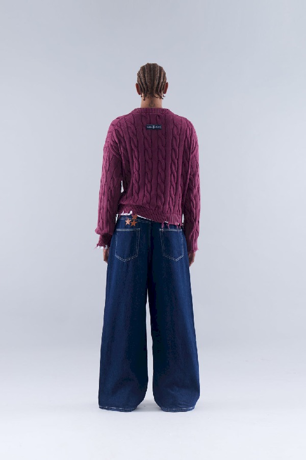 Prendas De Punto Scuffers Trench Jersey Vino | 74016RPHE