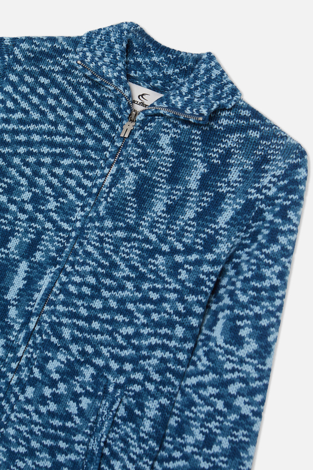Prendas De Punto Scuffers Tropic Knit Zipper Azules | 86402APGB