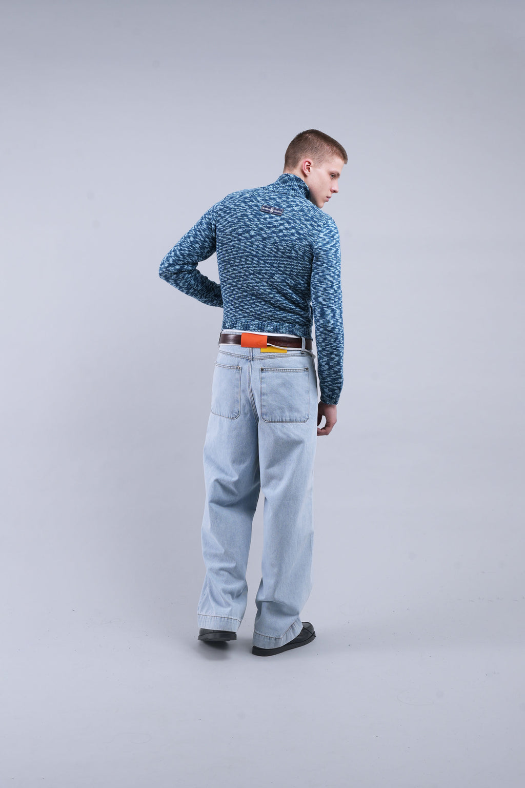 Prendas De Punto Scuffers Tropic Knit Zipper Azules | 86402APGB